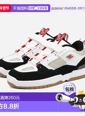 日本直邮DC SHOES JS 1 男士低帮运动鞋黑色/白色 (DS254112-060)