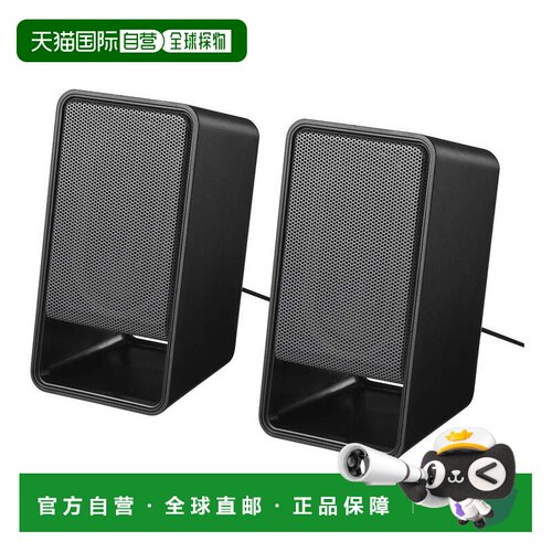【日本直邮】音箱 黑色BSSP305UBK BUFFALO PC USB电源耳机输出