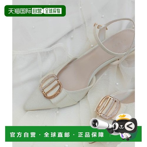 日本直邮RANDA 视觉部件系带高跟鞋 RA041BW016226 黑色