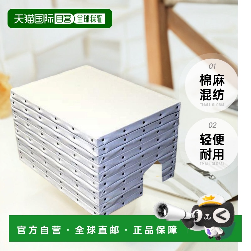 装饰艺术拉伸画布 GLC 棉麻 F6 x 10 件可用于丙烯和油画颜料图片
