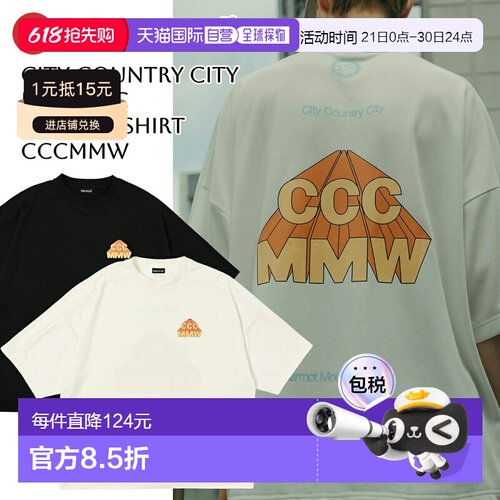 日本直邮Marmot 城市乡村城市 MMWCCC FEEL UP T恤 CCCMMW mtss26
