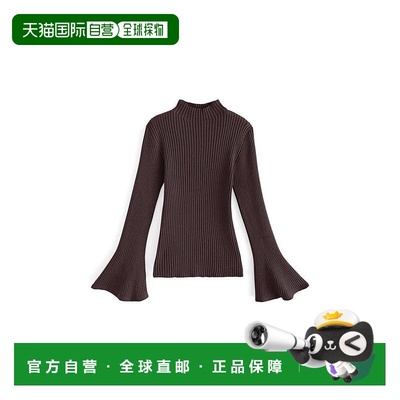 日本直邮日潮 GRL 高领喇叭袖针织衫 k9209d 韩系早秋氛围感穿搭