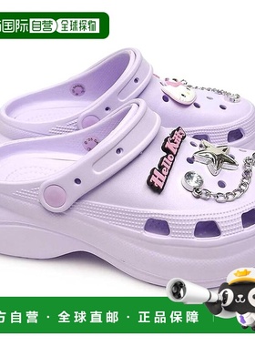 【日本直邮】三丽鸥角色链饰 成人厚底EVA凉鞋 SA1133 紫色
