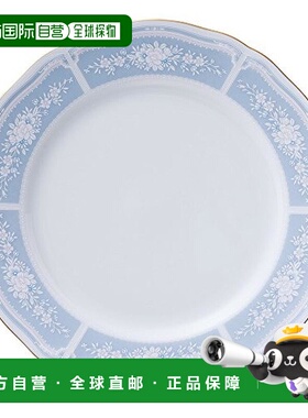 【日本直邮】Noritake则武 餐盘 24cm 蓝色 好瓷器 9516A/1507
