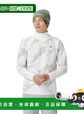 日本直邮TAYLORMADE 保温图形长袖高领毛衣 [M20294-TL507] 高尔