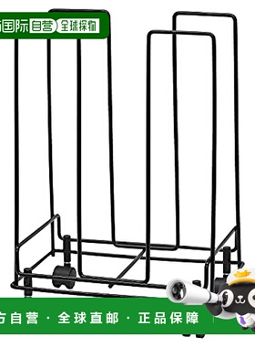 【日本直邮】Pearl Metal珍珠金属 纸壳箱收纳架 黑色 AZ-5167