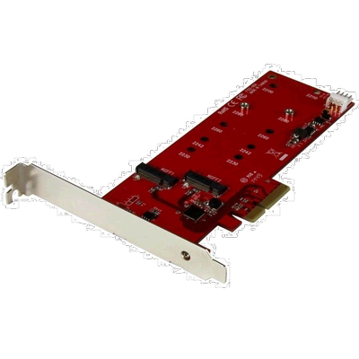 日本直邮StarTech.com SSD控制器卡/控制器/卡适配器 PEX2M2