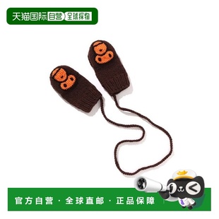 87501317 日本直邮A 羊毛混纺针织手套 APE BATHING