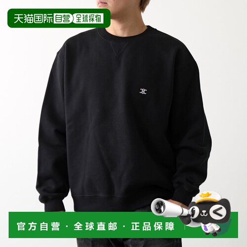 日本直邮CELINE 卫衣 RY0HD670Q.FZD6 男女通用 长袖 圆领 Logo款