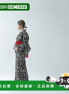 1h可退 日本直邮LOWRYS FARM 女士儿童款 现代花纹浴衣套装 32642