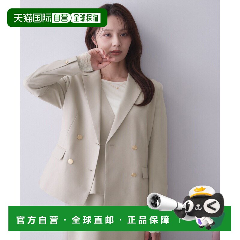 index 女装 双排扣修身西装外套（机洗/免烫/抗皱） C58470022026