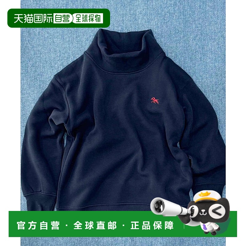 1h可退 日本直邮POLO CHAMPS 儿童 宽松高领卫衣 裏起毛保暖 PL45