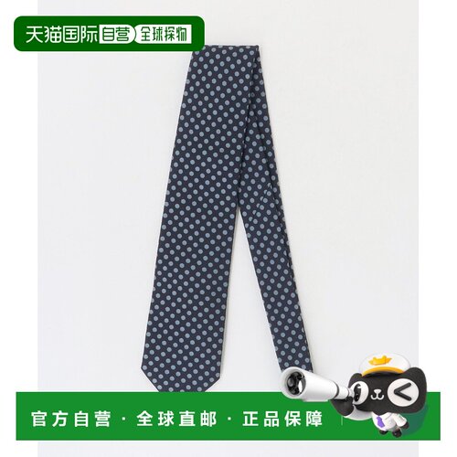 日本直邮UNITED ARROWS 男士 纯桑蚕丝波点领带 1【付后1h可退】