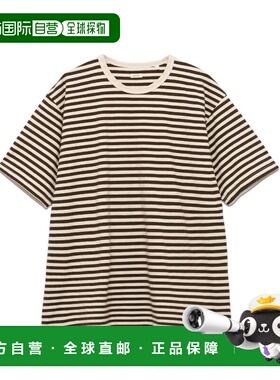 1h可退 日本直邮nanamica 男女同款COOLMAX EcoMade条纹圆领T恤