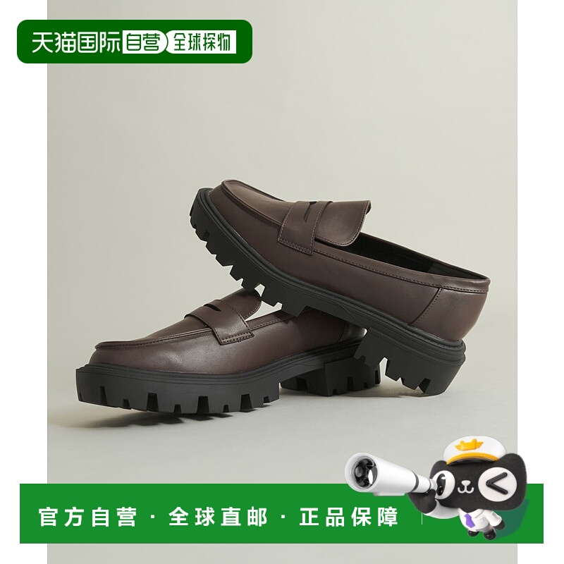 1h可退 日本直邮SENSE OF PLACE 男装 厚底金属扣乐福鞋 AAA61HA0