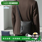 斜挎包小号真皮轻便A5蓝 日本直邮LANVIN 男士 单肩包时尚 Bleu