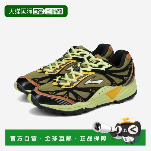 日本直邮BROOKS CASCADIA 1 男士低帮运动鞋 卡其绿 1000751D341