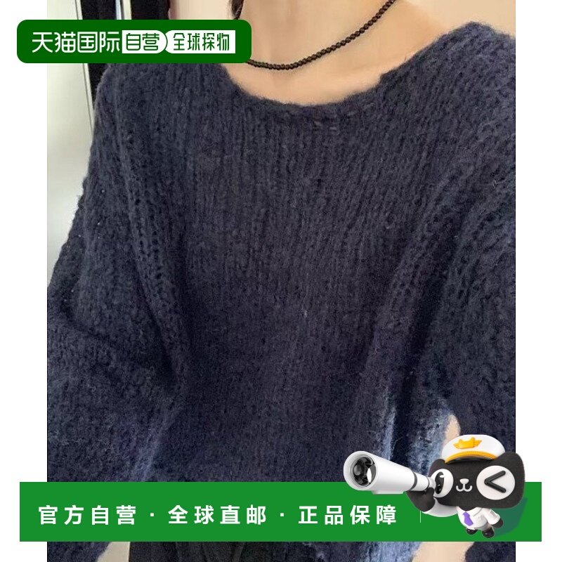 1h可退 日本直邮sorule 女装 宽松版型 短款针织衫 表面肌理感设