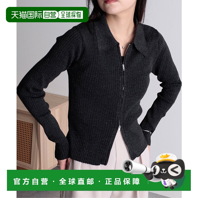 日本直邮RANAN Double ZIP针织开衫外套上衣