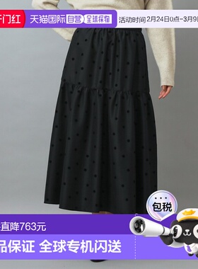 1h可退 日本直邮DRESSTERIOR 女装 弹性腰身 立体圆点印花 轻盈A