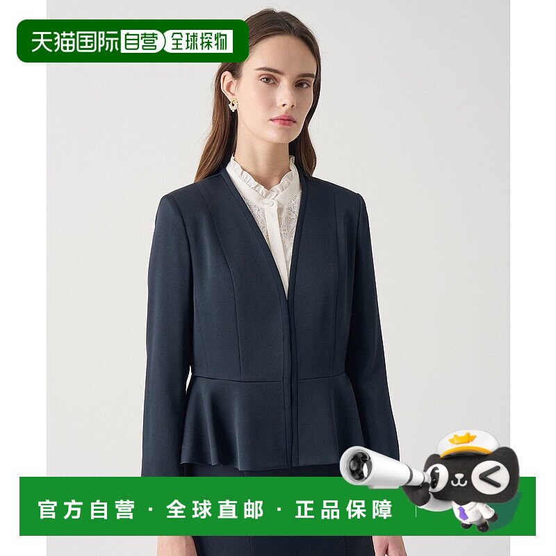 1h可退 日本直邮ANAYI 女装 光泽感三醋酸佩兹利纹夹克 前开合设