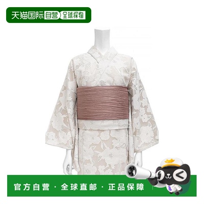 日本直邮日潮 GRL 3件套2Way欧根纱花纹分体浴衣 tu1350