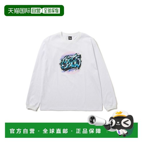 1h可退 日本直邮FIRST DOWN 男女同款 全棉长袖T恤 联名艺术印花