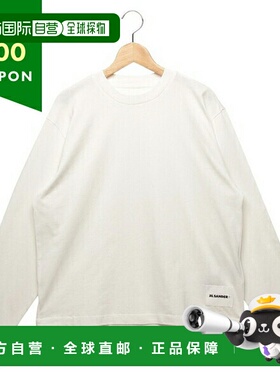 日本直邮JIL SANDER 女士有机棉T恤白色尺码 J40GC0002尺码 J4504