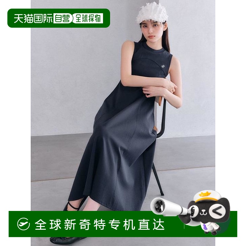 1h可退 日本直邮Lily Brown LB刺绣修身长款连衣裙