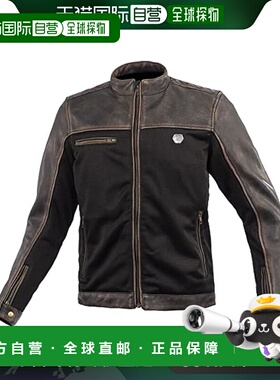 【日本直邮】Komine男士骑行服 JK-166皮面网面拼接CE规格肩肘