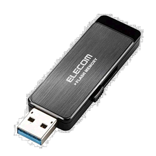 【日本直邮】ELECOM U盘32GB USB 3.0防泄露硬件加密MF-ENU3A32GB
