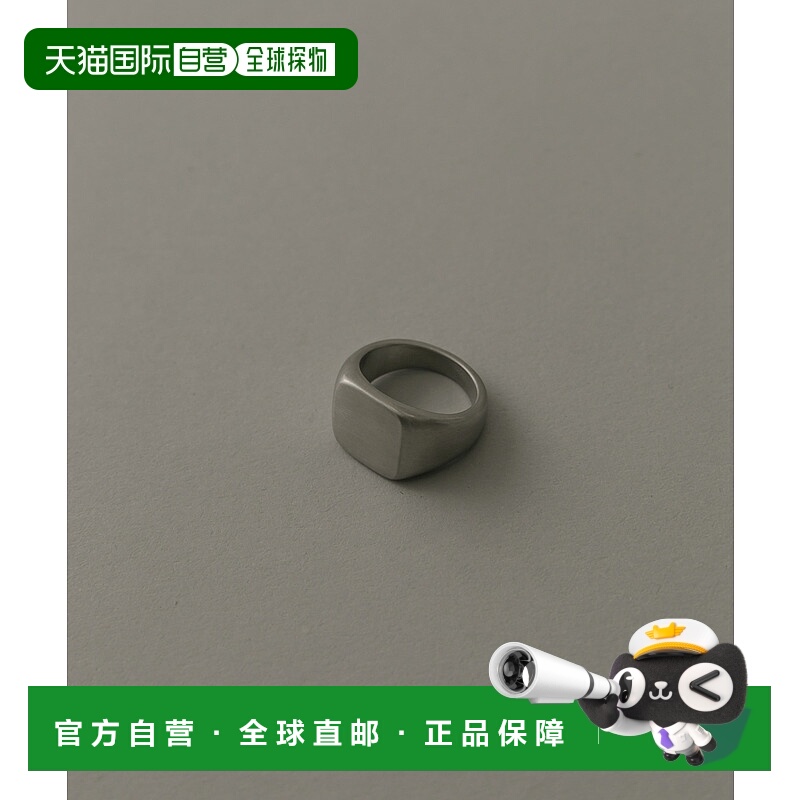 1h可退 日本直邮SMELLY 男士 低調光澤方塊設計 指環 SMA61KF008