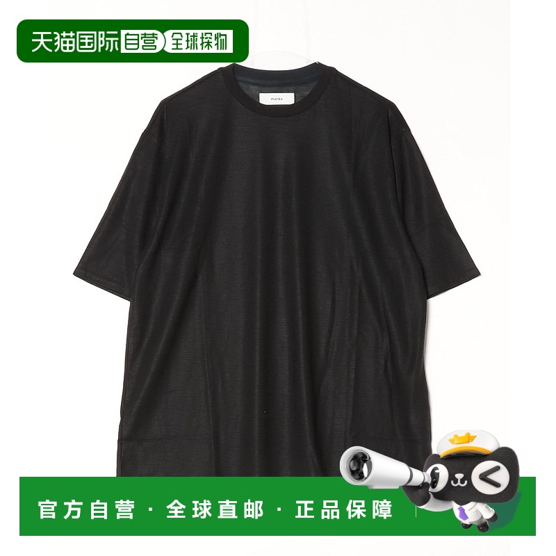 1h可退 日本直邮marka 男士圆领宽松亚麻短袖T恤 M25B02CS01B