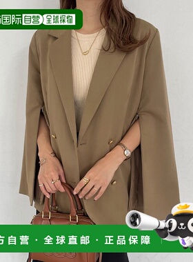 日本直邮JUNOAH 袖缝金扣修身夹克 [JU5602EW05324]