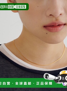 1h可退 日本直邮Whim Gazette 女士 925银 短款蛇骨链项链 简约百