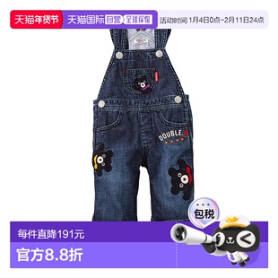 日潮跑腿mikihouse 背带裤 （33）Ｉ蓝色 ８０63-3302-571工装裤