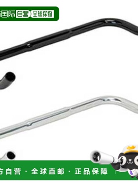 【日本直邮】GSC GIZA 牛角把手 25.4mm 黑色 390mm HS-RA-02