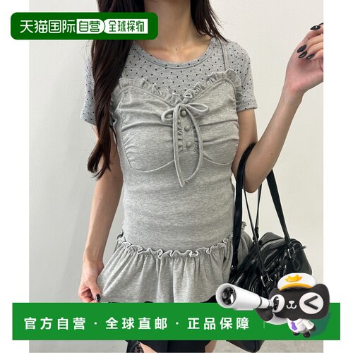日本直邮PHILLY 女装 褶皱荷叶边吊带背心 PL26SM07L0005