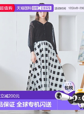 日本直邮31 Sons de mode 透纱开衫套装连衣裙 315060EW14865 黑