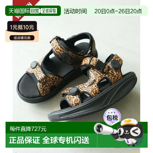 日本直邮MBT KISUMU CLASSIC W LEOPARD 女士凉鞋 [700823-146F]