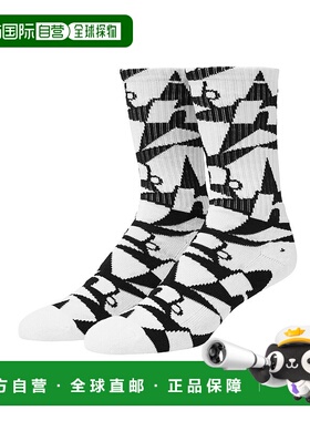 1h可退 日本直邮HUF 男女同款 H星重复图案 袜子 25H_SK00924