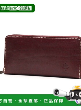 日本直邮Albero OLDMADRAS 长款钱包带真皮圆形拉链日本制造女士6