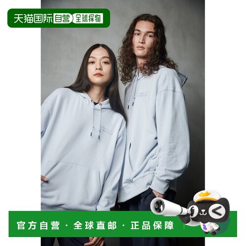 日本直邮Under Armour 纯色连帽宽松套头长袖卫衣 男款 灰色