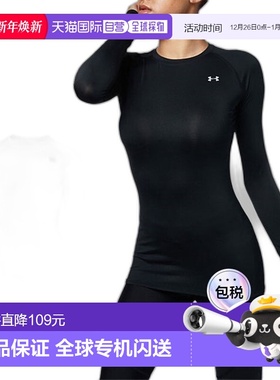 日本直邮Under Armour 女士长袖内衣 UA HeatGear 压缩运动T恤 13