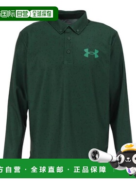 日本直邮UNDER ARMOUR Mid Logo 长袖高尔夫 polo 衫 [1388812 30