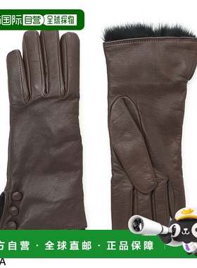 日本直邮DENTS 毛羊皮手套 女士手套 7 2334 mocca SOPHIE 2022AW