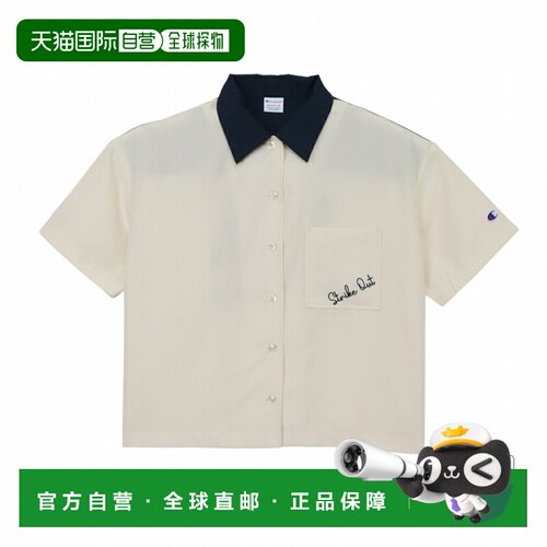 日本直邮Champion 女士半袖 T恤 BOWLING SHIRT CW-D310 运动上衣