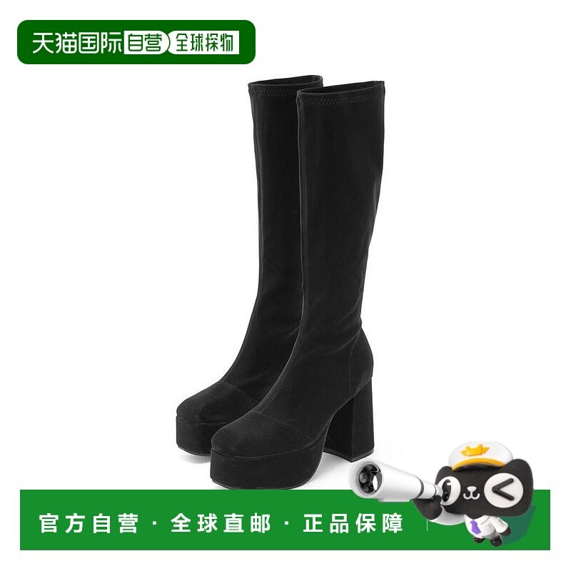 日本直邮日潮 GRL 弹力粗跟长靴 gd1494厚底高跟时装靴,女鞋,时装靴,淘宝优惠券,粉丝福利购,淘宝优惠卷