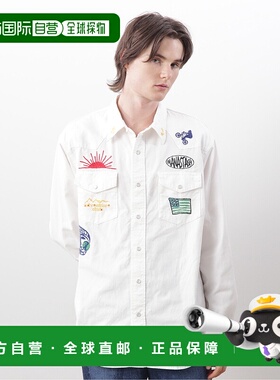 1h可退 日本直邮MANASTASH 男女同款刺绣西部风牛仔衬衫 79251200