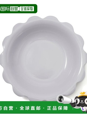 1h可退 日本直邮Francfranc 波纹深盘 L 紫色餐具